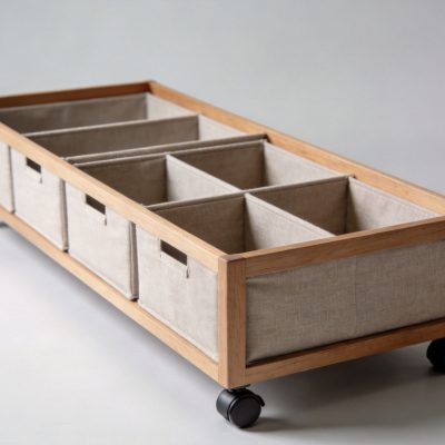 Rolling Under Bed Storage Drawers
